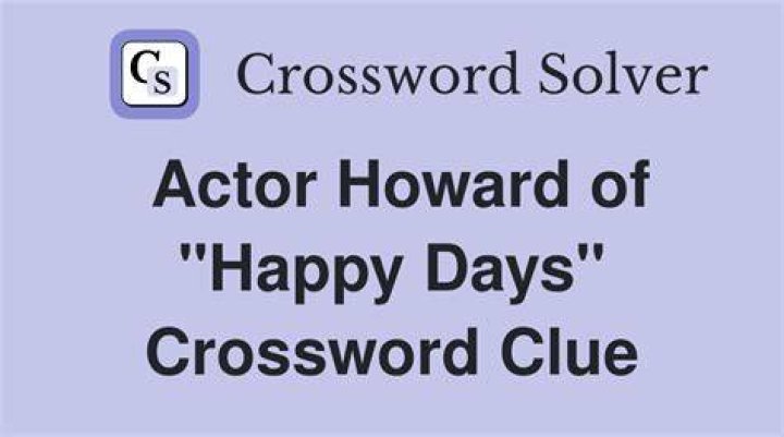 Actor Williams of “Happy Days” Crossword Clue