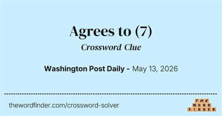 Agrees (with) Crossword Clue