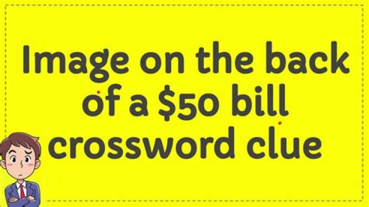 Building pictured on the back of a $50 bill Crossword Clue