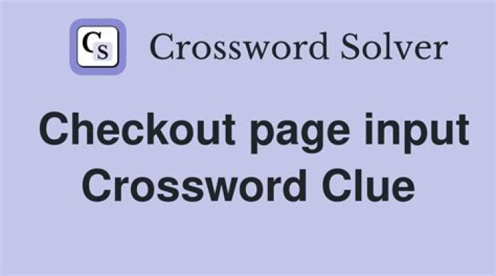 Checkout option Crossword Clue