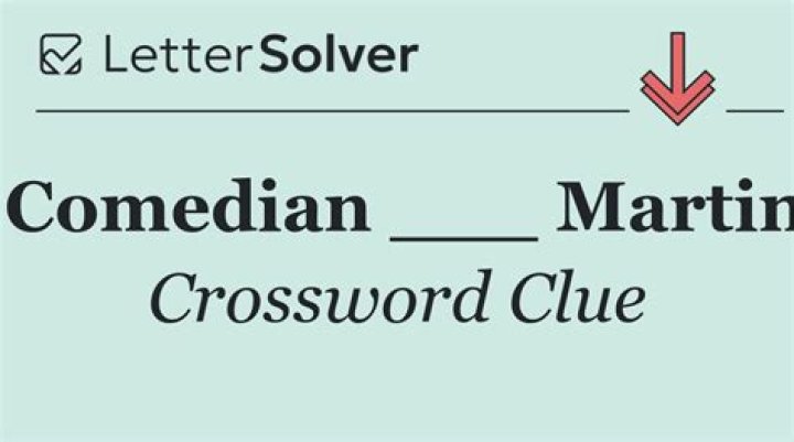 Comedian Martin Crossword Clue
