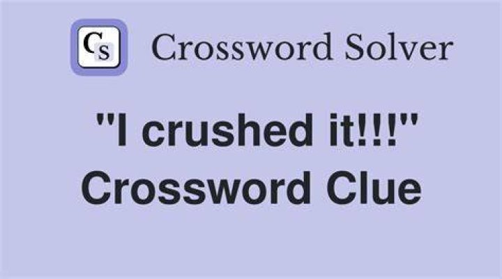 Crushed in competition Crossword Clue