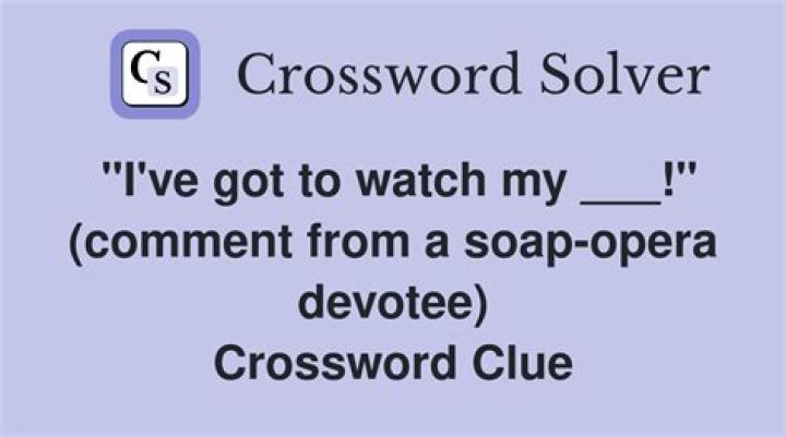 Familiar soap opera device Crossword Clue