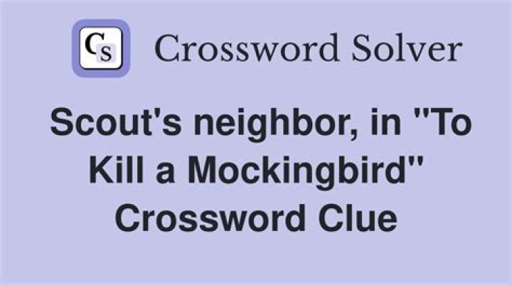 Father of Scout, in “To Kill a Mockingbird” Crossword Clue