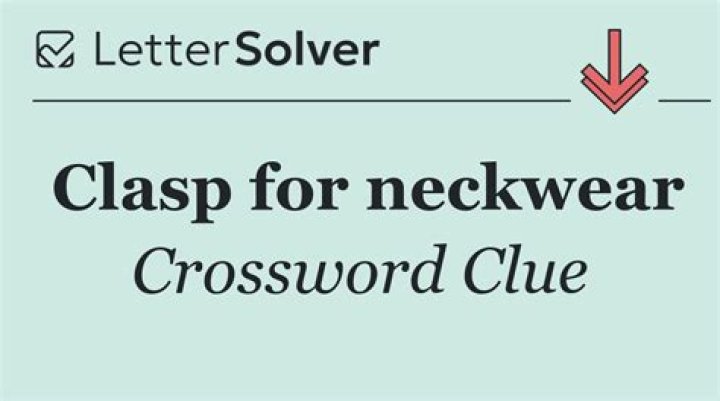 Haberdasher’s clasp Crossword Clue