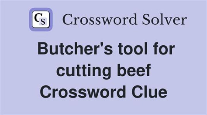 Investment for a butcher? Crossword Clue