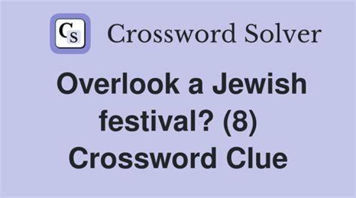 Jewish festival usually in March Crossword Clue