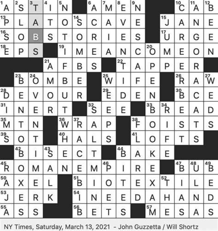 Journalist who wrote the 1990s-2000s comic strip “Capitol Hell” Crossword Clue