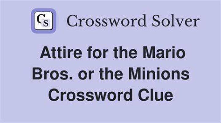 *Minions or Mario? Crossword Clue