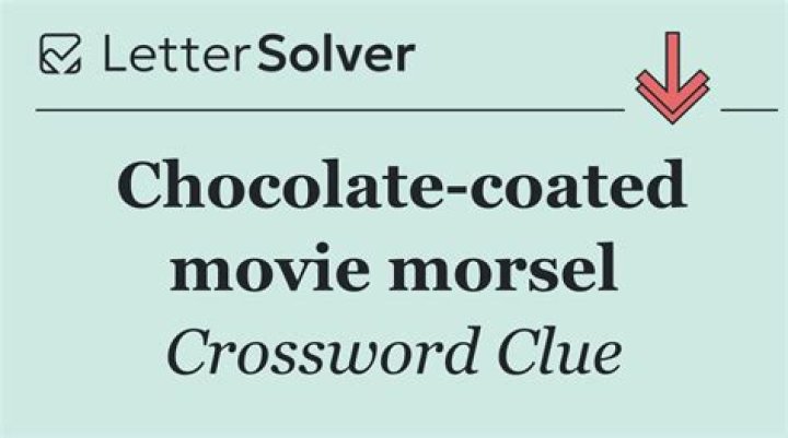 Movie theater morsel with white sprinkles Crossword Clue