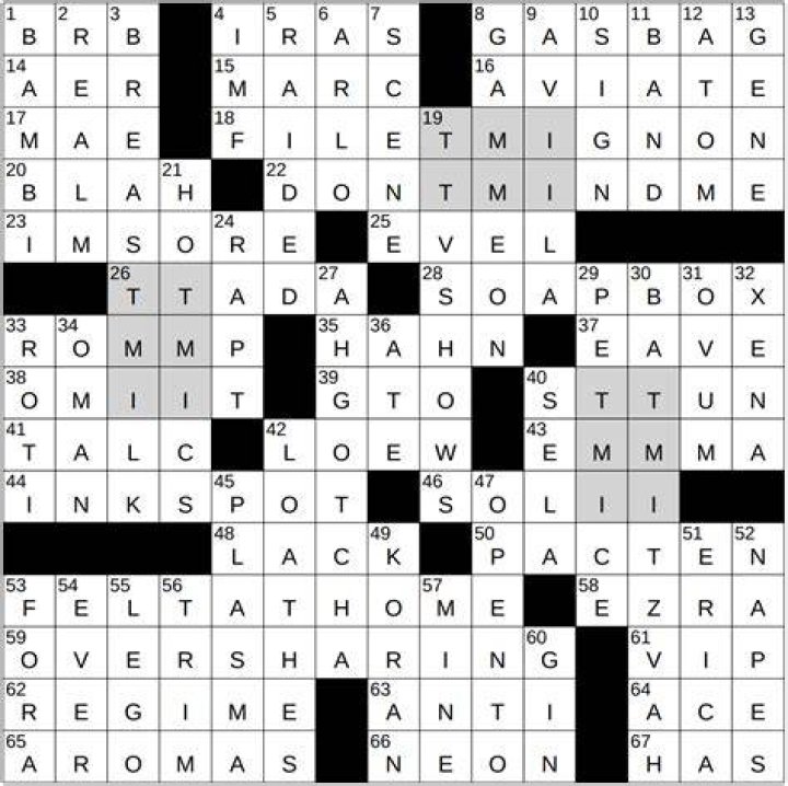Nine-person combo Crossword Clue