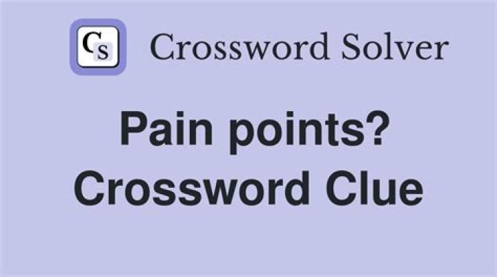 Pain Crossword Clue