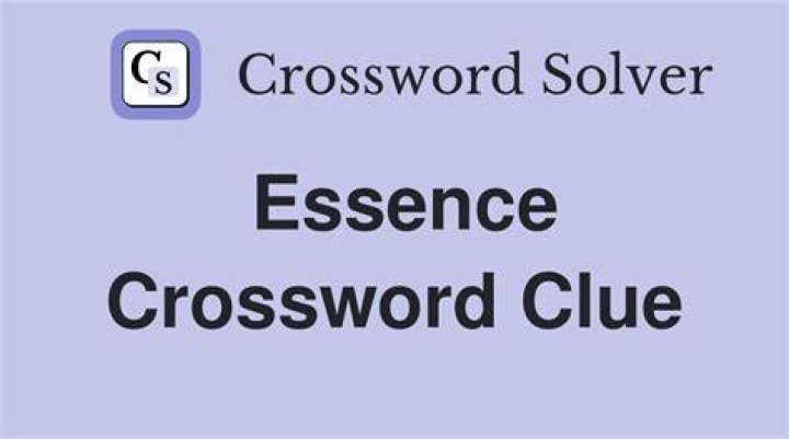 Personal essence Crossword Clue