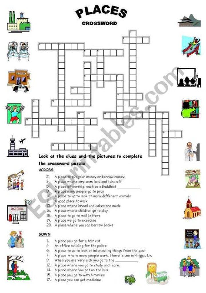 Places for rubs and scrubs Crossword Clue