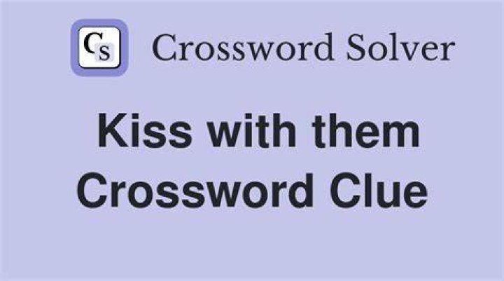 Quick kiss Crossword Clue