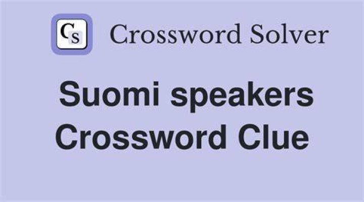 Some Siouan speakers Crossword Clue