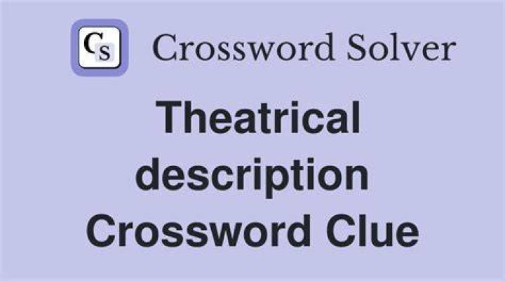 Theatrical backdrop Crossword Clue