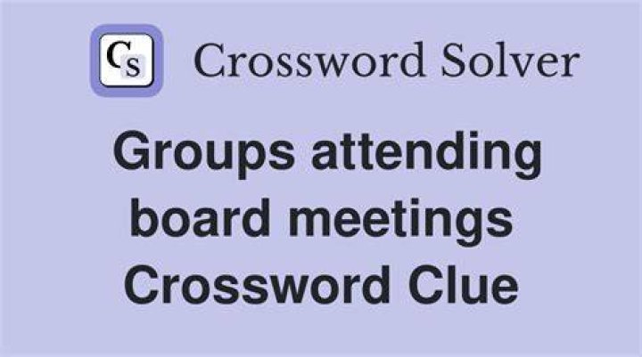 V.I.P.s at board meetings Crossword Clue