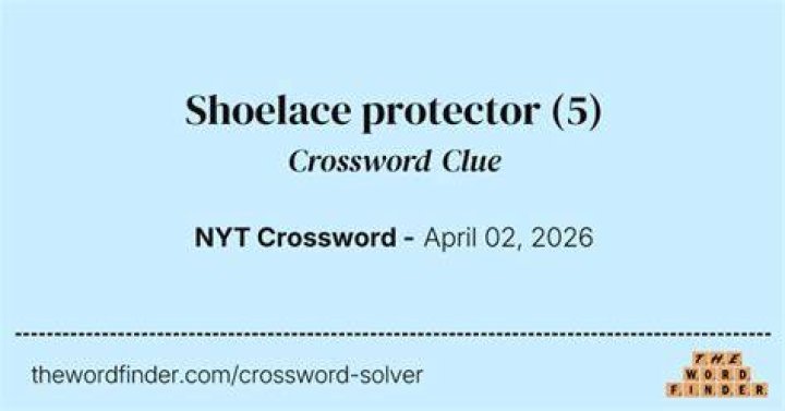 What an aglet is for a shoelace Crossword Clue