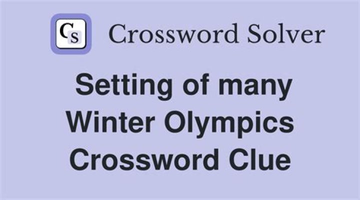 Winter setting in S.F. Crossword Clue