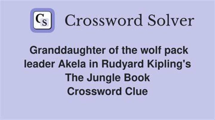___ wolf (pack leader) Crossword Clue